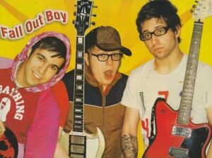 Fall Out Boy teen magazine pinup clipping rock band tiger beat pix