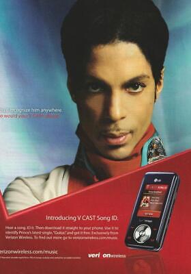 Prince teen magazine pinup clipping Verizon wireless add