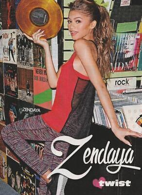 Zendaya teen magazine pinup clipping Twist yoga pants Disney sexy pose