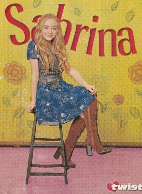 Sabrina Carpenter teen magazine pinup clipping Twist pix boots Girl Meets World