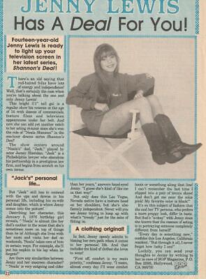 Jenny Lewis teen magazine pinup clipping pix Bop vintage teen idols boots