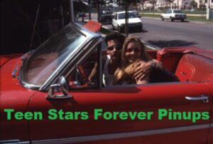 California Dreams cast red car tv set photo pix celebrity picture