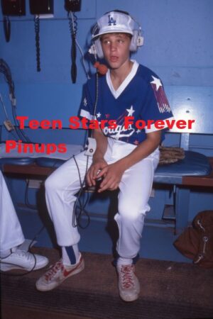 Corey Haim baseball batting cage full body picture pix 80's celebrity acttor rip