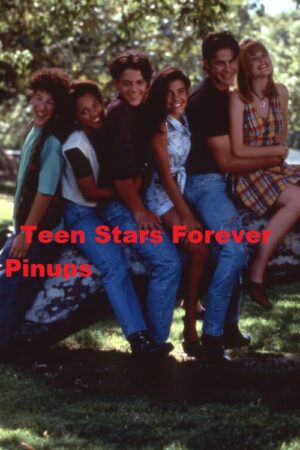 Saved by the Bell New Class promo photo shoot photo picture 90's pix log outside teen idols NBC