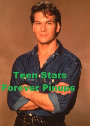 Patrick Swayze jean shirt crossed arms vintage pix celebrity 80's teen idols