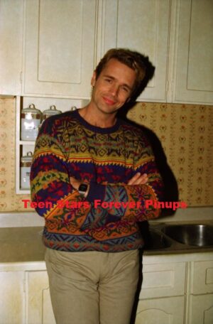 John Schneider 4x6 or 8x10 Photo Night of the Twisters 1996 behind the scenes photo shoot 3 Crossed arms 80's