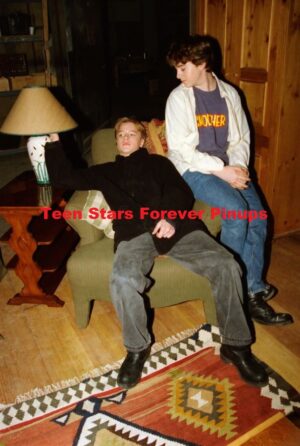 Devon Sawa Amos Crawley 4x6 or 8x10 Photo Night of the Twisters 1996 behind the scenes photo shoot relaxing