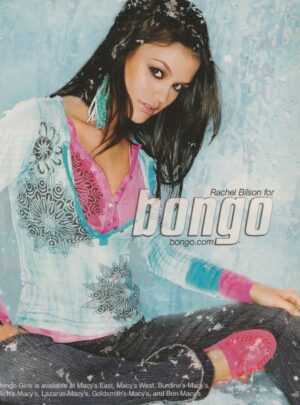 Rachel Bilson teen magazine pinup Bongo Ad The OC white snow teen idols
