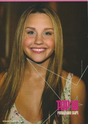 Amanda Bynes teen magazine pinup Top 10 magazine rare teen idols
