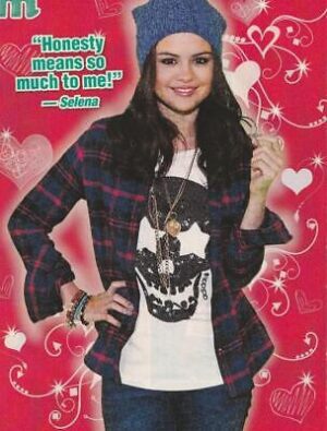Selena Gomez teen magazine pinup clipping J-14 Twist M
