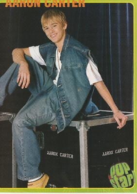 Aaron Carter magazine pinup clipping Pop Star stage box