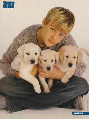 Aaron Carter magazine pinup clipping M puppies Bop