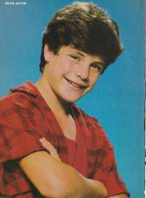 Sean Astin Wil Wheaton teen magazine pinup clipping Teen Machine red shirt pix