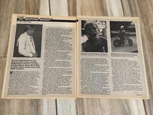 Bruce Penhall magazine pinup clipping pix My brother Bruce shirtless Teen Beat