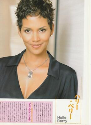 Halle Berry Julianne Moore teen magazine pinup clipping Japan pix teen idols