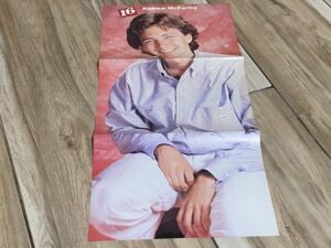 Andrew Mccarthy A-ha teen magazine poster white pants 16 mag teen idols