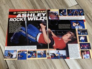 Ashley Parker Angel teen magazine clipping O-town playing Yam