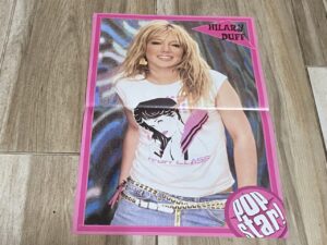 Hilary Duff Britney Spears teen magazine poster innocent Pop Star teen Idols