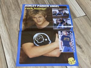 Ashley Parker Angel teen magazine poster knees O-town Pop Star
