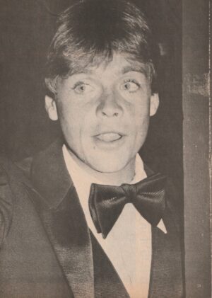 Mark Hamill teen magazine pinup suit and tie