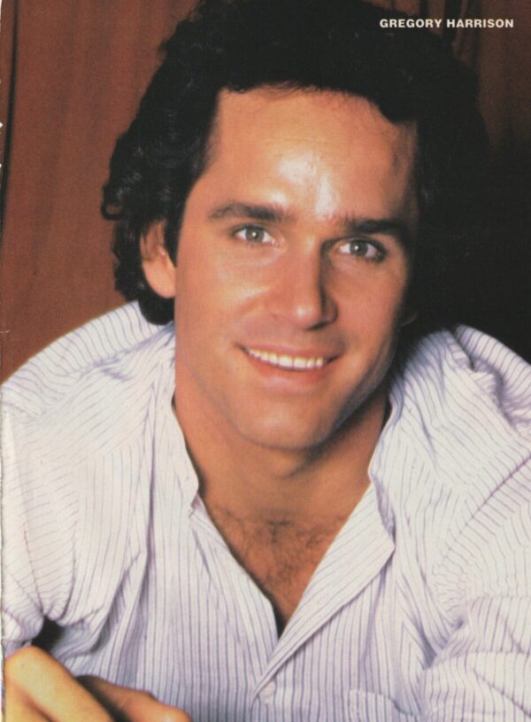 Gregory Harrison Brian Robbins teen magazine pinup white shirt Teen Machine white teeth