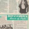 Mariah Carey Boyz 2 Men Moffatts 3T teen magazine clipping jewel of success