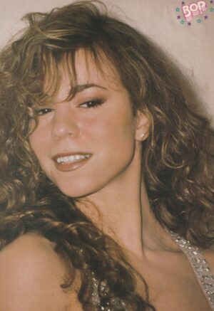 Mariah Carey Jon Bon Jovi teen magazine pinup bangs Bop