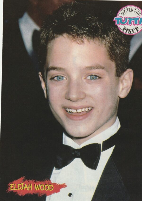 Elijah wood suit and tie award young age 14 pinup