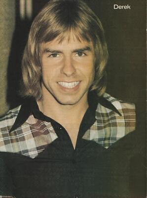Bay City Rollers Derek teen magazine pinup clipping pix beautiful smile 70's