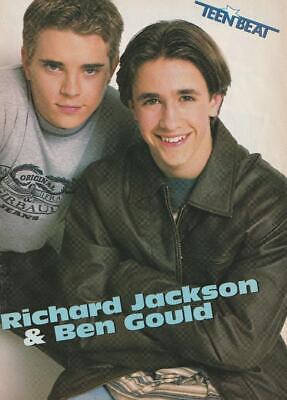 Richard Jackson Ben Gould teen magazine pinup clipping Saved by the Bell New