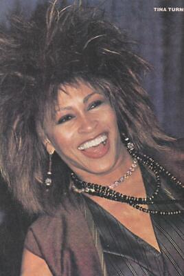 Tina Turner teen magazine pinup clipping laughing Teen Beat Bop 16 mag