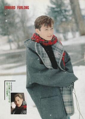 Edward Furlong teen magazine pinup clipping Japan Terimator 2 snow pix 1 idols
