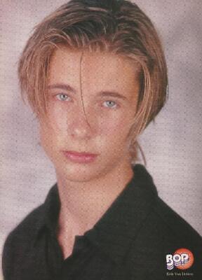 Erik Von Detten Hanson teen magazine pinup clipping Bop close up black shirt