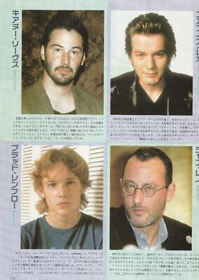 Brad Renfro Keanu reeves Ewan Mcgregor teen magazine pinup clipping Japan