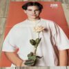 Rider Strong white shirt flower teen magazine poster