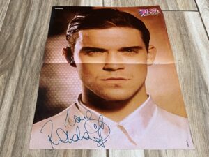 Robbie Williams Take That teen magazine poster Bravo