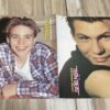 Jonathan Brandis Luke Perry Christian Slater teen magazine poster laying down - Image 2