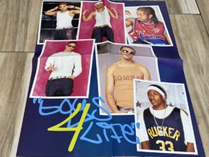 B2K Lil Fizz teen magazine poster Right On rare boys Summer boyband