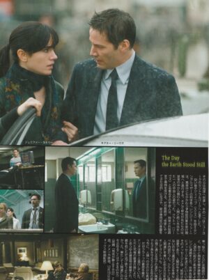 Keanu Reeves teen magazine pinup the day the earth stood still Japan