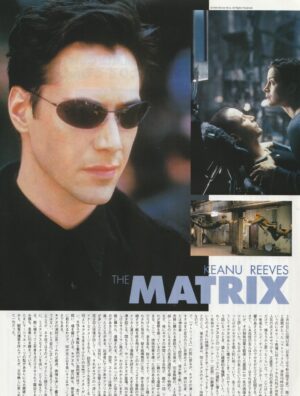 Keanu Reeves teen magazine pinup Matrix Japan