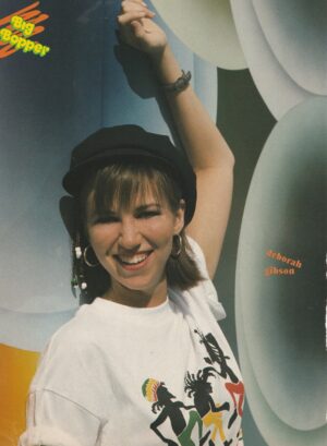 Debbie Gibson Edward Furlong teen magazine pinup 80's Pop Star Big Bopper