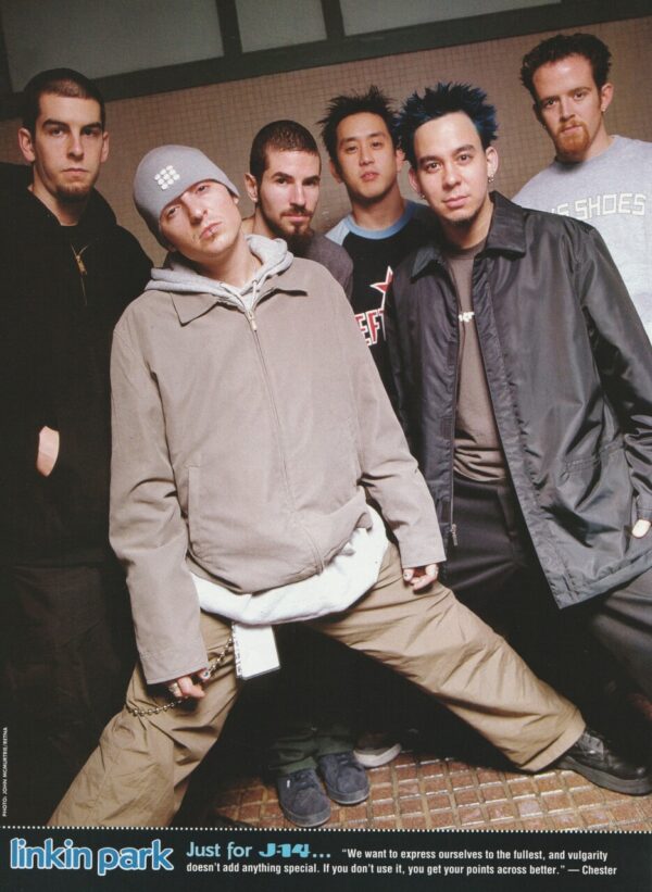 Linkin Park Ashanti teen magazine pinup jackets J-14