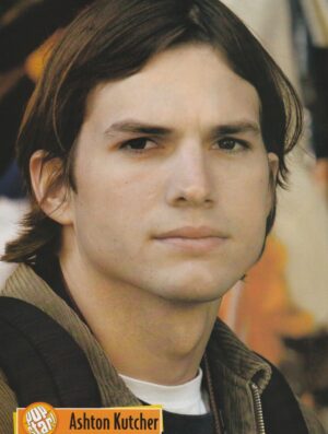 Ashton Kutcher Good Charlotte teen magazine pinup lips Pop Star