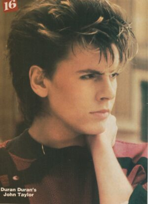 Duran Duran Menudo teen magazine pinup hand on face 16 mag