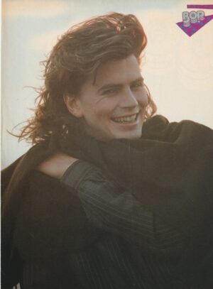 John Taylor Duran Duran teen magazine pinup windy hair Bop pix