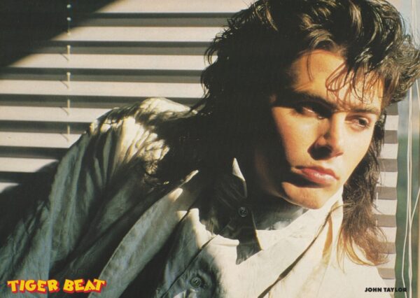 John Taylor Duran Duran teen magazine pinup blinds Tiger Beat pix