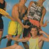 Tommy Puett Chris Young teen magazine pinup barefoot shirtless swimsuit Teen Beat
