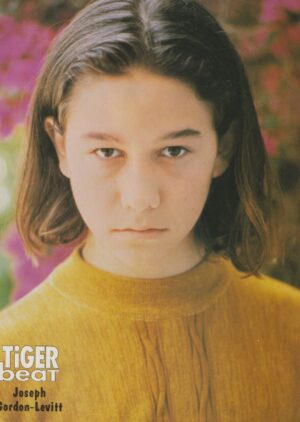 Joseph Gordon Levitt Will Estes teen magazine pinup orange shirt Tiger Beat