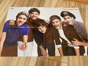 Justin Bieber One Direction teen magazine poster clipping Popcorn teen idols