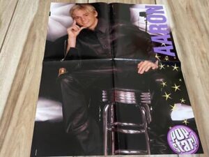 Aaron Carter Christina Aguilera teen magazine poster clipping leather Pop Star